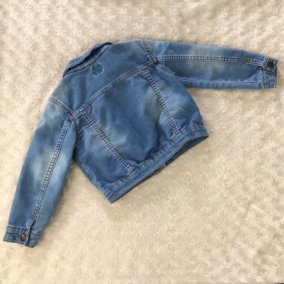 Baby B’Gosh Denim Jean Jacket 3T Light Wash Fading - Picture 5 of 6